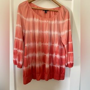 Tie-dye ombré Chaps shirt